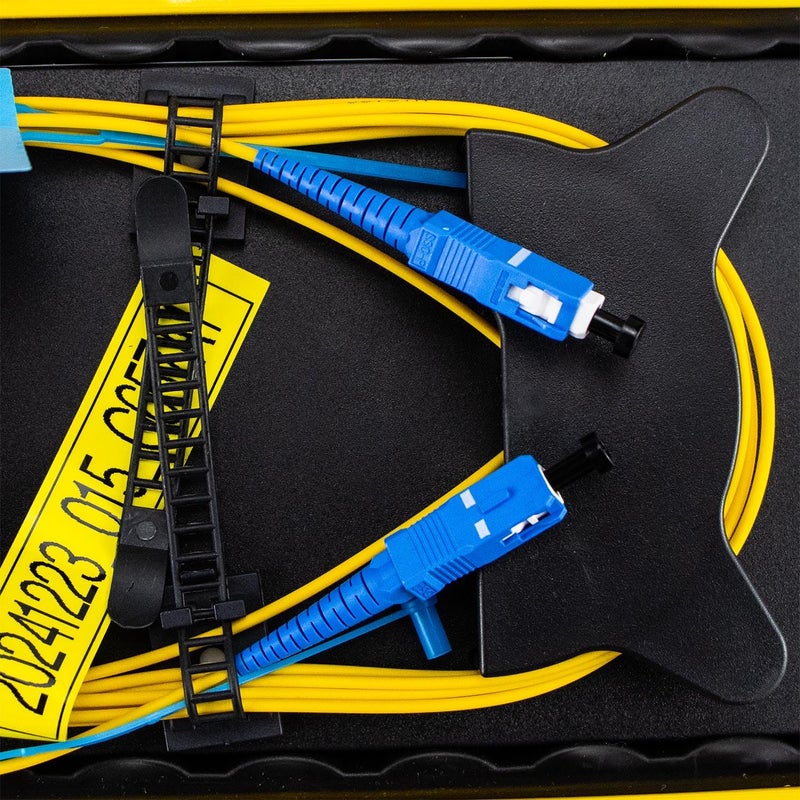 TEAYASON OTDR Launch Cable Box G652D 1km Fiber Cable, Single Mode 1310/1550nm, OTDR Dead Zone Eliminator Box Fiber Length 1000 Meters (SC/UPC-SC/UPC) - Image 2